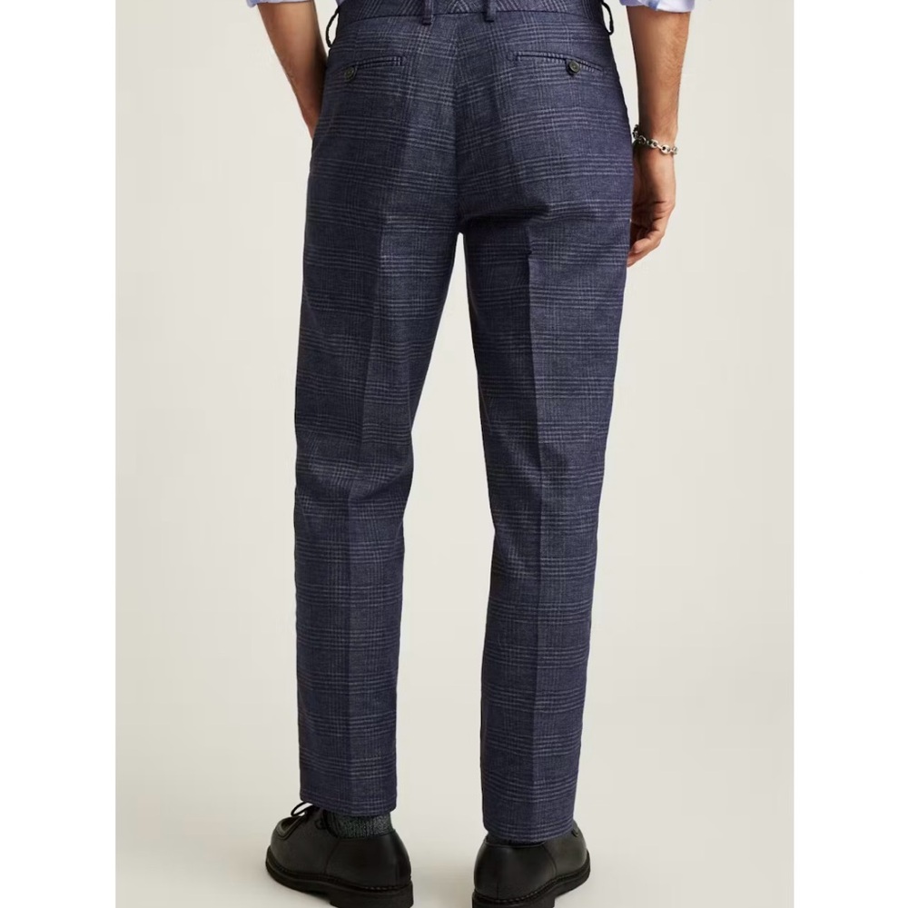 Bonobos Blue Plaid Chinos